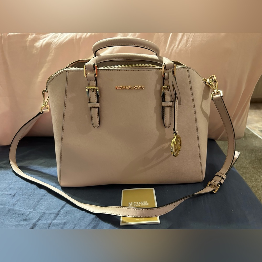 Michael Kors Ciara Large Saffiano Satchel